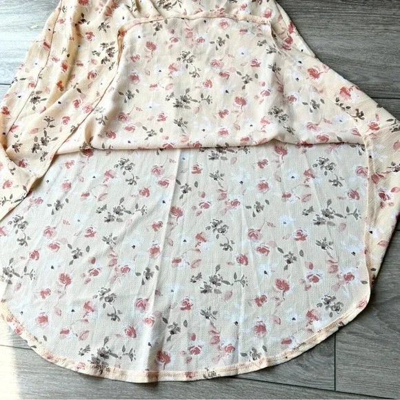 NWT A Shappe Apparel Floral Ivory Ruffles Night Dress Beach Dress - Picture 8 of 12